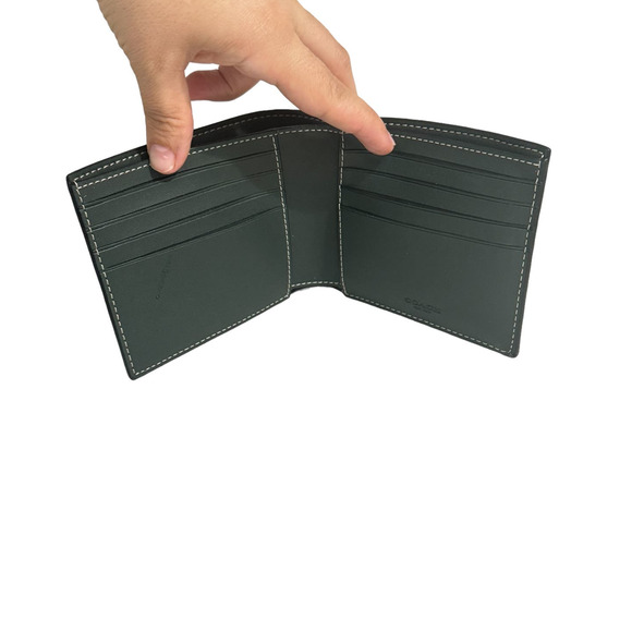 Coach men Wallet In Signature Canvas With Varsity Motif - Picture 2 of 7